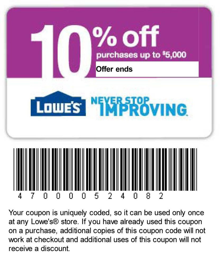 With the Lowes Promo Code, you will get discounts for your purchase post thumbnail image